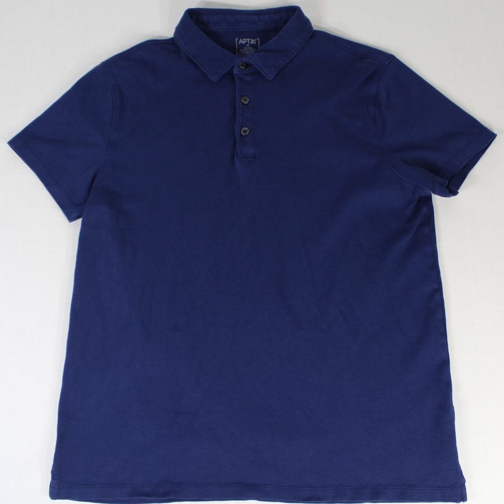 Apt. 9 Polo Shirt Navy Blue Medium
